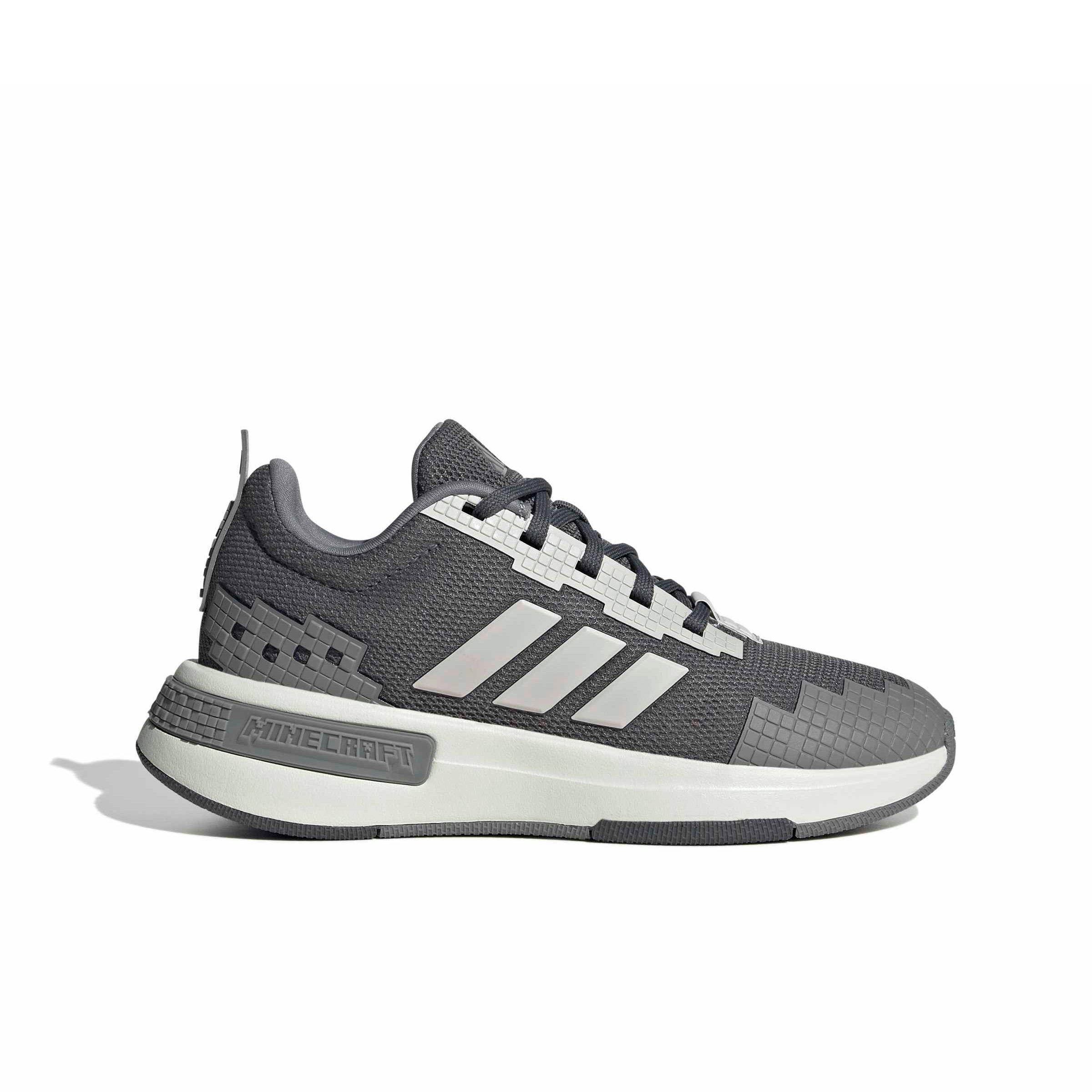 adidas Minecraft Pro "Grey Five/Grey One/Grey Three" Grade School Boys' Shoe - GREY/GREY/GREY